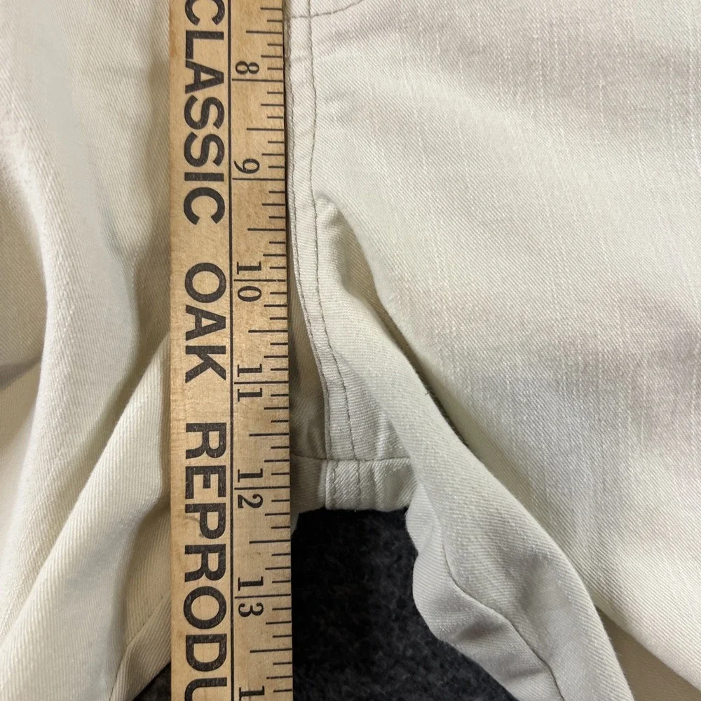 EUC! Gloria Vanderbilt Size Missy 10 Ivory‎ Stretch